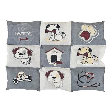 Nobby Hunde-Matte eckig Patcky grau/beige